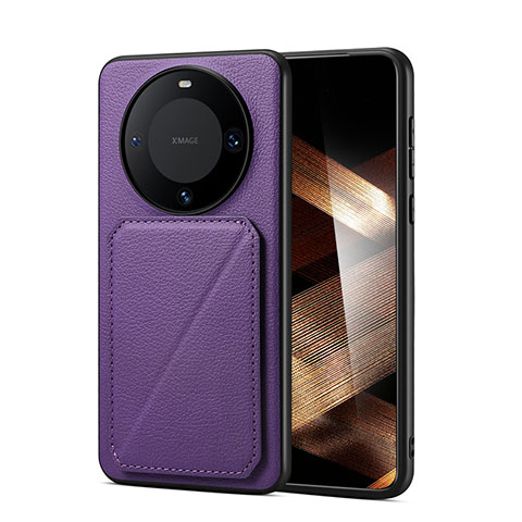 Custodia Lusso Pelle Cover MT3 per Huawei Mate 60 Pro Viola