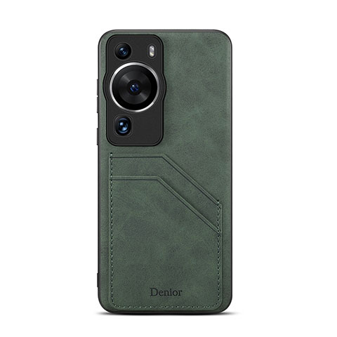 Custodia Lusso Pelle Cover MT3 per Huawei P60 Pro Verde