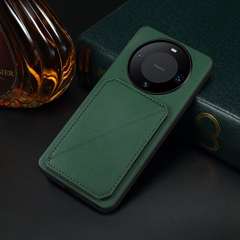 Custodia Lusso Pelle Cover MT4 per Huawei Mate 60 Pro Verde