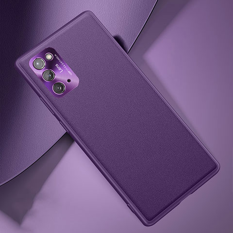 Custodia Lusso Pelle Cover N01 per Samsung Galaxy Note 20 5G Viola