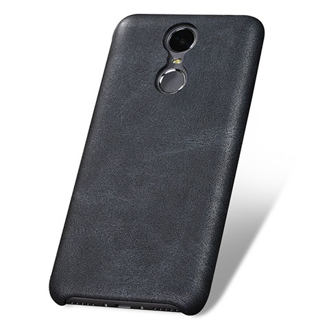 Custodia Lusso Pelle Cover per Huawei Enjoy 6 Nero