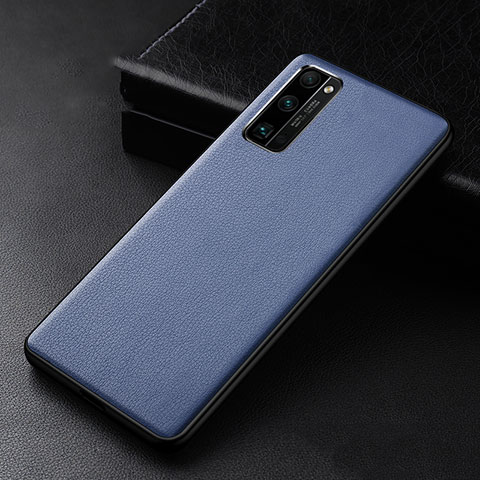 Custodia Lusso Pelle Cover per Huawei Honor 30 Pro Blu