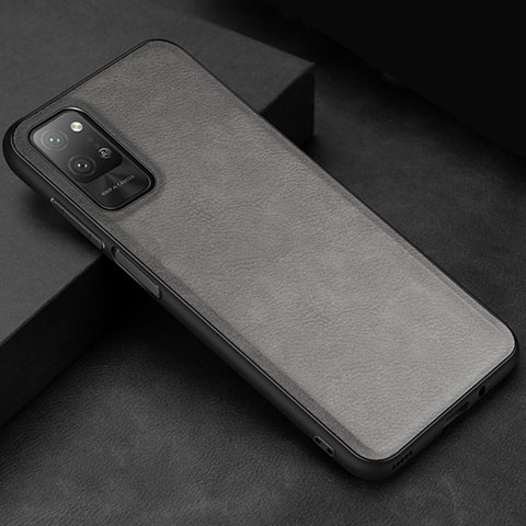 Custodia Lusso Pelle Cover per Huawei Honor Play4 Pro 5G Grigio