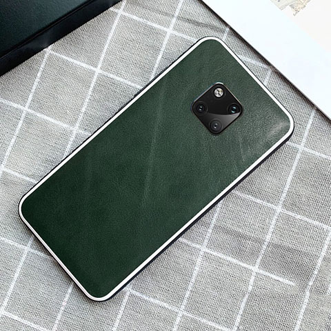 Custodia Lusso Pelle Cover per Huawei Mate 20 Pro Verde