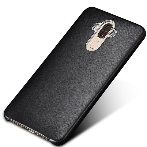 Custodia Lusso Pelle Cover per Huawei Mate 9 Nero