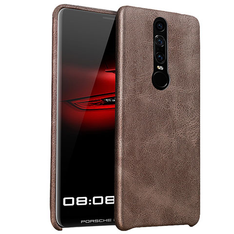 Custodia Lusso Pelle Cover per Huawei Mate RS Marrone