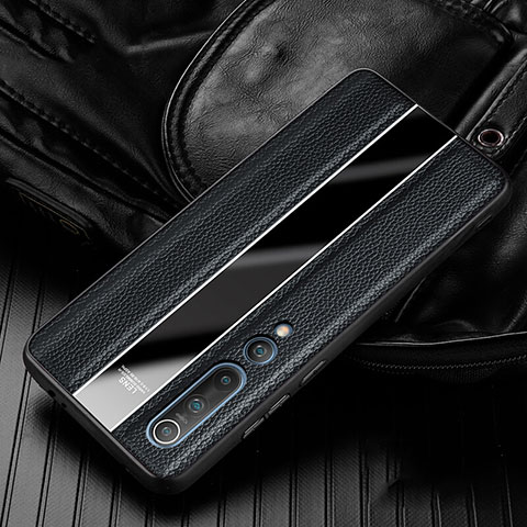 Custodia Lusso Pelle Cover per Xiaomi Mi 10 Nero