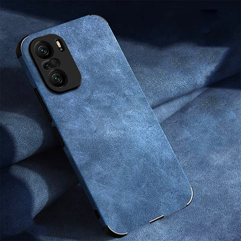 Custodia Lusso Pelle Cover per Xiaomi Mi 11i 5G Blu