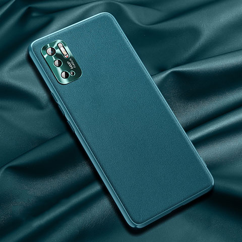 Custodia Lusso Pelle Cover QK1 per Xiaomi POCO M3 Pro 5G Verde