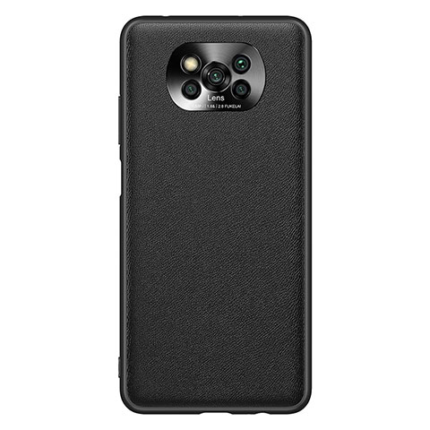 Custodia Lusso Pelle Cover QK1 per Xiaomi Poco X3 NFC Nero