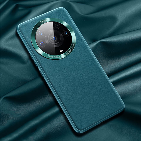 Custodia Lusso Pelle Cover QK2 per Huawei Honor Magic3 Pro+ Plus 5G Verde