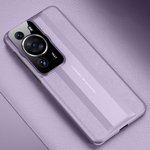 Custodia Lusso Pelle Cover QK3 per Huawei P60 Pro Viola