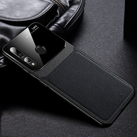 Custodia Lusso Pelle Cover R01 per Huawei Honor 10i Nero