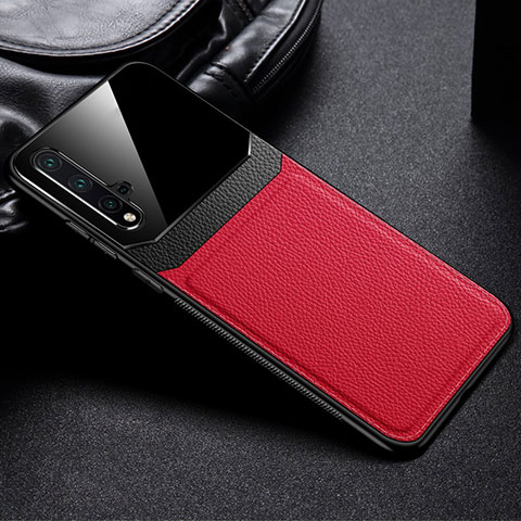 Custodia Lusso Pelle Cover R01 per Huawei Honor 20S Rosso