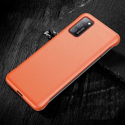 Custodia Lusso Pelle Cover R01 per Huawei Honor V30 Pro 5G Arancione