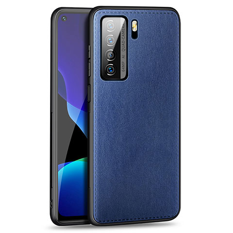 Custodia Lusso Pelle Cover R01 per Huawei Nova 7 SE 5G Blu