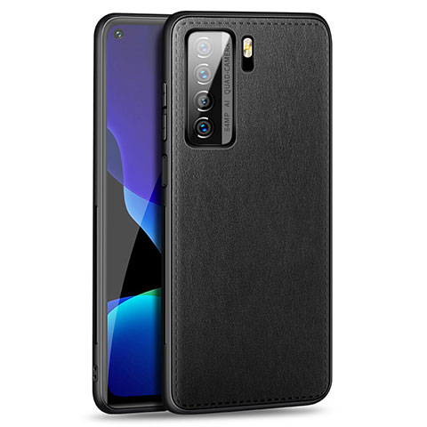 Custodia Lusso Pelle Cover R01 per Huawei Nova 7 SE 5G Nero