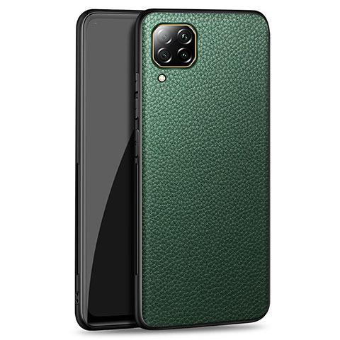 Custodia Lusso Pelle Cover R01 per Huawei Nova 7i Verde