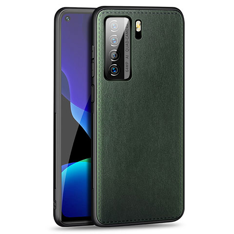 Custodia Lusso Pelle Cover R01 per Huawei P40 Lite 5G Verde