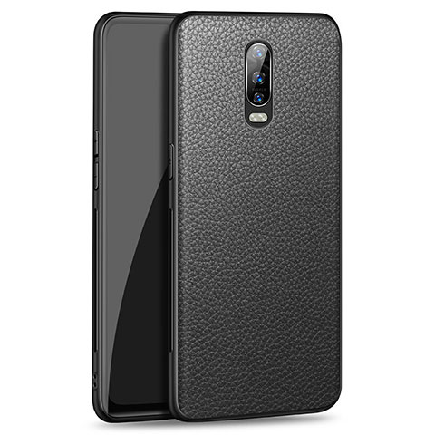 Custodia Lusso Pelle Cover R01 per Oppo R17 Pro Nero