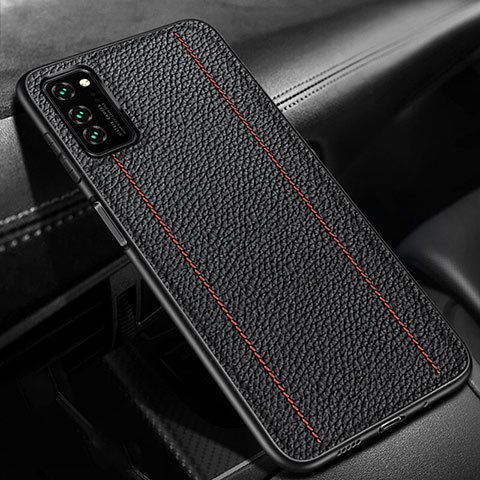 Custodia Lusso Pelle Cover R03 per Huawei Honor V30 5G Nero