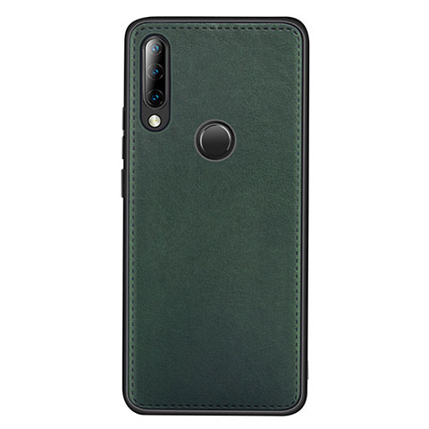 Custodia Lusso Pelle Cover R03 per Huawei Nova 4e Verde