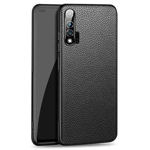 Custodia Lusso Pelle Cover R03 per Huawei Nova 6 5G Nero