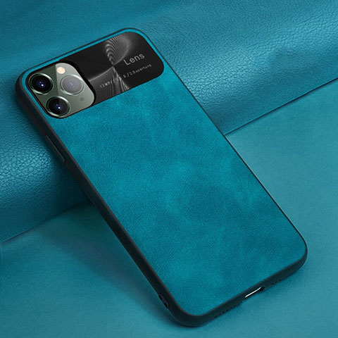 Custodia Lusso Pelle Cover R04 per Apple iPhone 11 Pro Blu