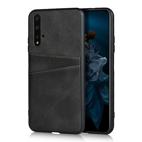 Custodia Lusso Pelle Cover R04 per Huawei Honor 20S Nero