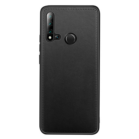 Custodia Lusso Pelle Cover R04 per Huawei P20 Lite (2019) Nero