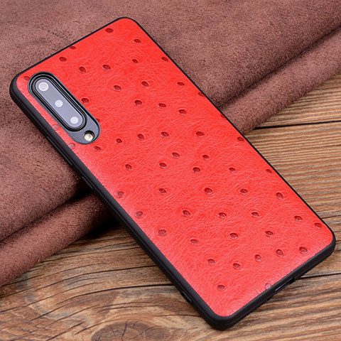 Custodia Lusso Pelle Cover R04 per Xiaomi Mi A3 Rosso