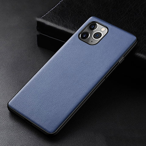 Custodia Lusso Pelle Cover R06 per Apple iPhone 11 Pro Blu