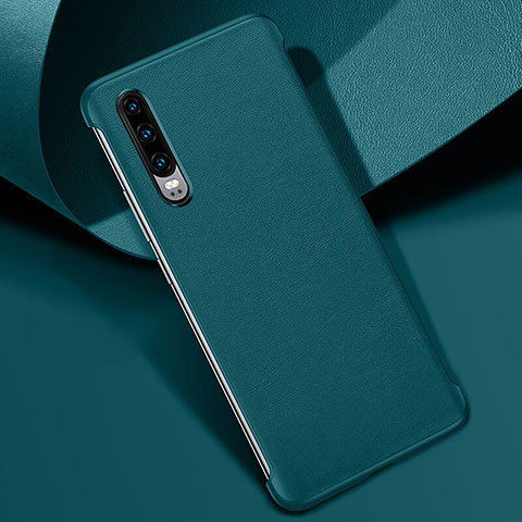 Custodia Lusso Pelle Cover R06 per Huawei P30 Verde