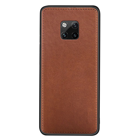 Custodia Lusso Pelle Cover R07 per Huawei Mate 20 Pro Arancione