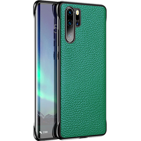 Custodia Lusso Pelle Cover R07 per Huawei P30 Pro New Edition Verde