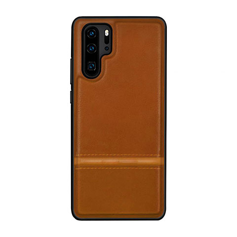 Custodia Lusso Pelle Cover R10 per Huawei P30 Pro New Edition Arancione