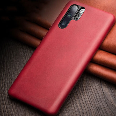 Custodia Lusso Pelle Cover R11 per Huawei P30 Pro New Edition Rosso