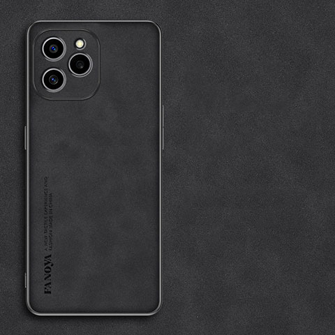 Custodia Lusso Pelle Cover S01 per Huawei Honor 60 SE 5G Nero