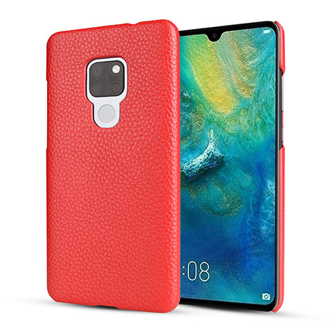 Custodia Lusso Pelle Cover S01 per Huawei Mate 20 Rosso