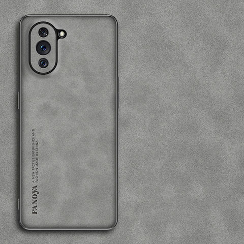 Custodia Lusso Pelle Cover S01 per Huawei Nova 10 Pro Grigio