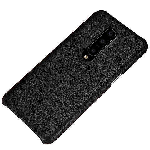 Custodia Lusso Pelle Cover S01 per OnePlus 7 Pro Nero