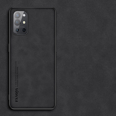 Custodia Lusso Pelle Cover S01 per OnePlus 9R 5G Nero