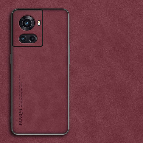 Custodia Lusso Pelle Cover S01 per OnePlus Ace 5G Rosso