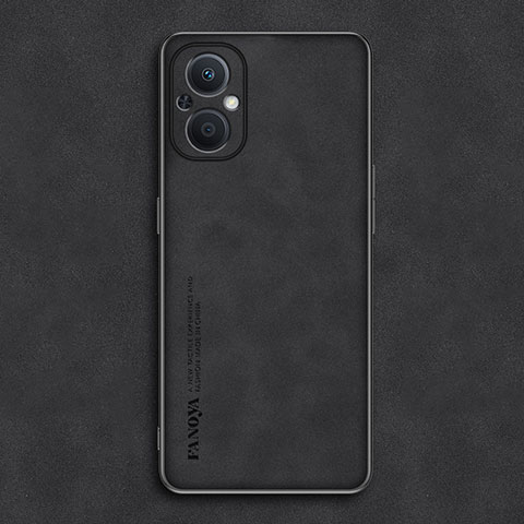 Custodia Lusso Pelle Cover S01 per Oppo Reno7 Z 5G Nero