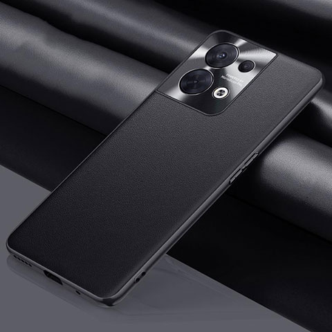 Custodia Lusso Pelle Cover S01 per Oppo Reno8 5G Nero