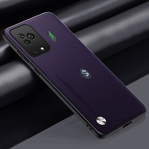 Custodia Lusso Pelle Cover S01 per Xiaomi Black Shark 5 Pro 5G Viola