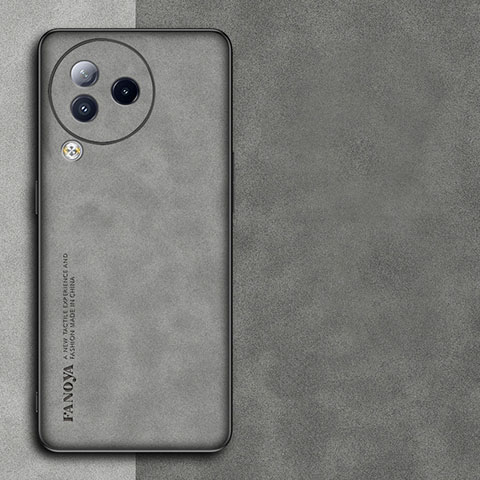 Custodia Lusso Pelle Cover S01 per Xiaomi Civi 3 5G Grigio