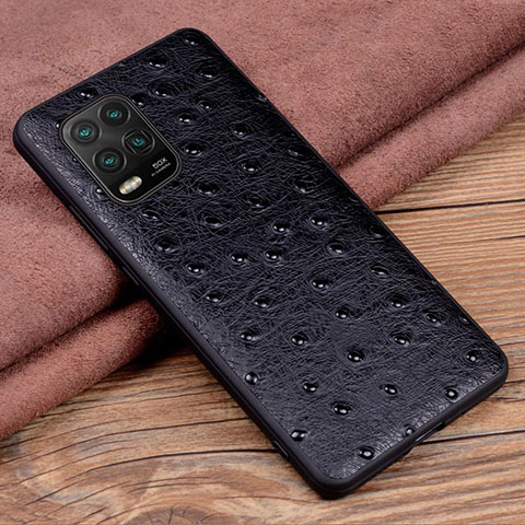 Custodia Lusso Pelle Cover S01 per Xiaomi Mi 10 Lite Nero