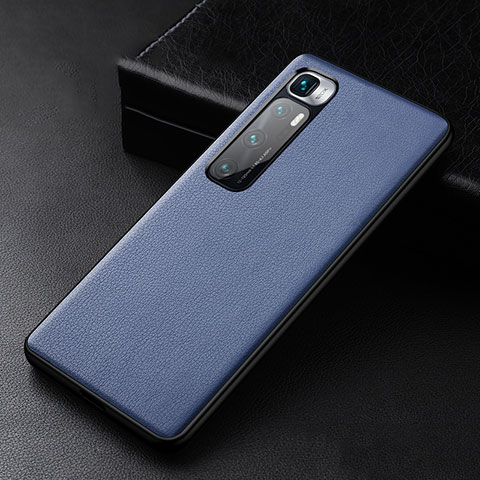 Custodia Lusso Pelle Cover S01 per Xiaomi Mi 10 Ultra Blu