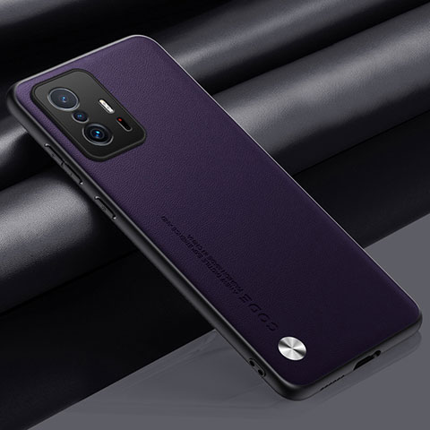 Custodia Lusso Pelle Cover S01 per Xiaomi Mi 11T 5G Viola